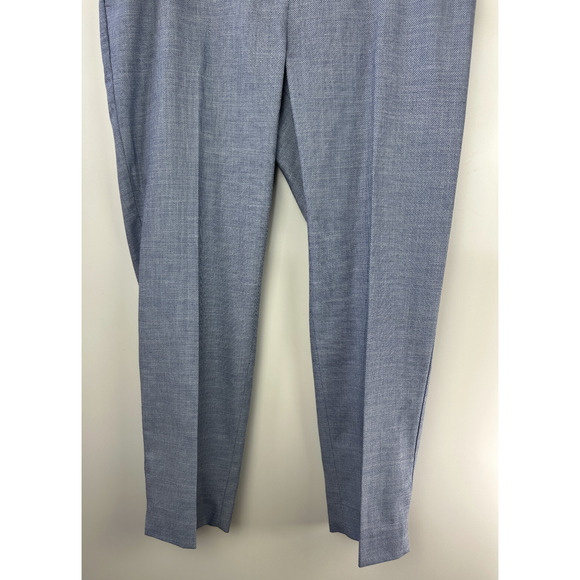 NWT Talbots Talbots Hampshire Ankle Pants Tidal Texture Blue Plus Size 16W - Picture 4 of 12
